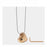 Leaning Heart Cremation Pendant, Gold-Plated Jewelry-Jewelry-Urns of Distinction-Afterlife Essentials