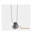 Leaning Heart Cremation Pendant, Ruthenium Jewelry-Jewelry-Urns of Distinction-Afterlife Essentials