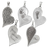 Personalized Teardrop Heart Cremation Jewelry-Jewelry-New Memorials-Afterlife Essentials