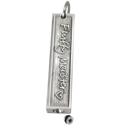 Pet Personalized Bar Pendant Vertical- Chamber Cremation Jewelry-Jewelry-New Memorials-Afterlife Essentials