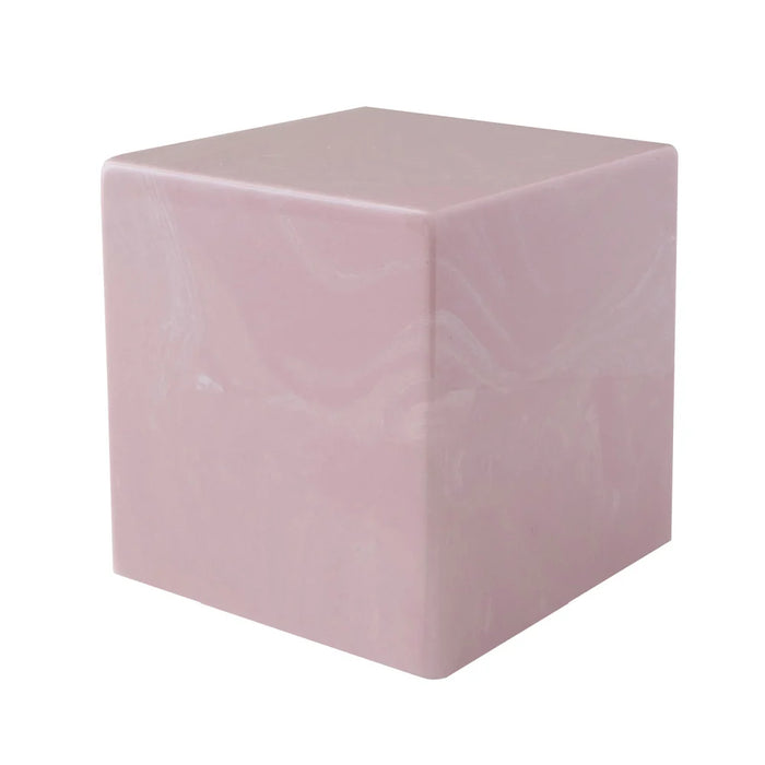 Aurora Keepsake Cube Cremation Urn-Cremation Urns-The Living Urn-Pink Rose-Afterlife Essentials