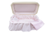 Platinum Pet Casket - Almond with Pink-Pet Caskets-Titan Caskets-Afterlife Essentials
