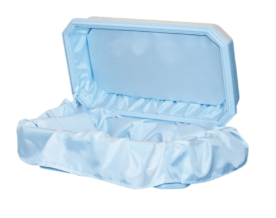 Platinum Pet Casket - Blue-Pet Caskets-Titan Caskets-Afterlife Essentials