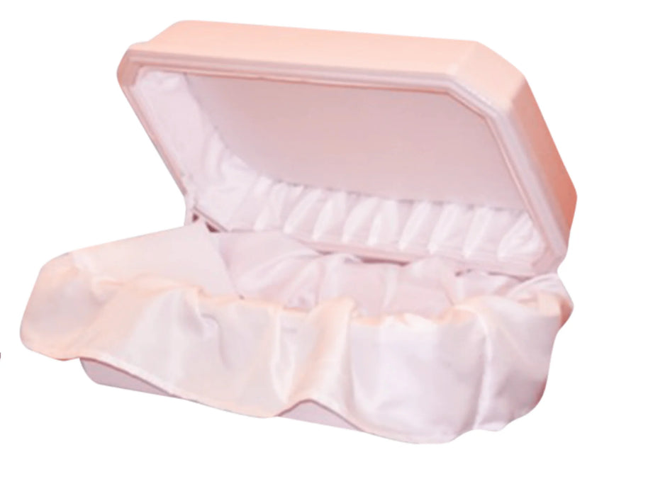Platinum Pet Casket - Pink-Pet Caskets-Titan Caskets-Afterlife Essentials