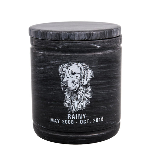 Princess Pet Natural Marble Cremation Urn-Cremation Urns-Infinity Pet Urns-Afterlife Essentials