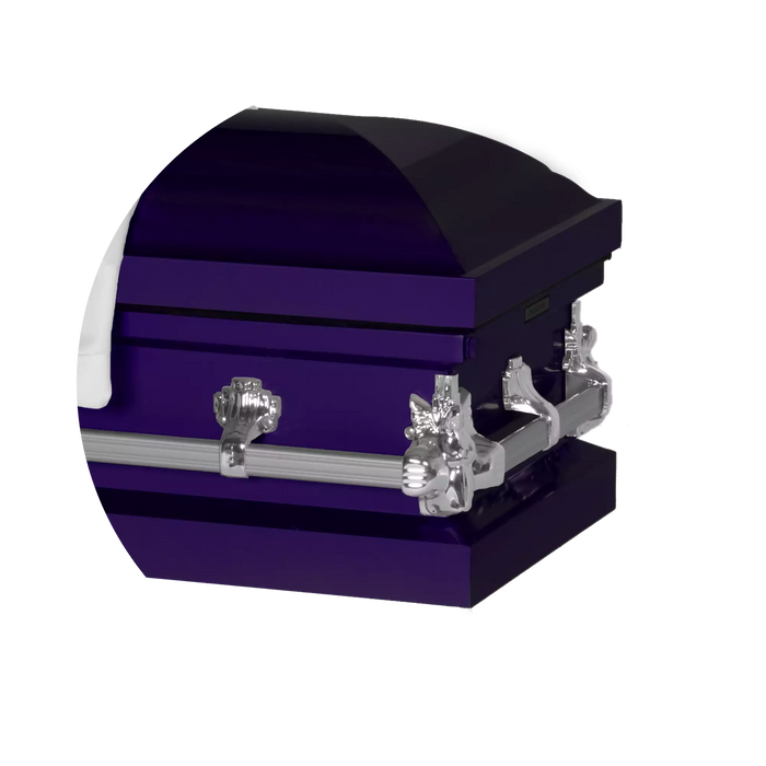 Steel Pet Casket - Purple-Pet Caskets-Titan Caskets-Afterlife Essentials