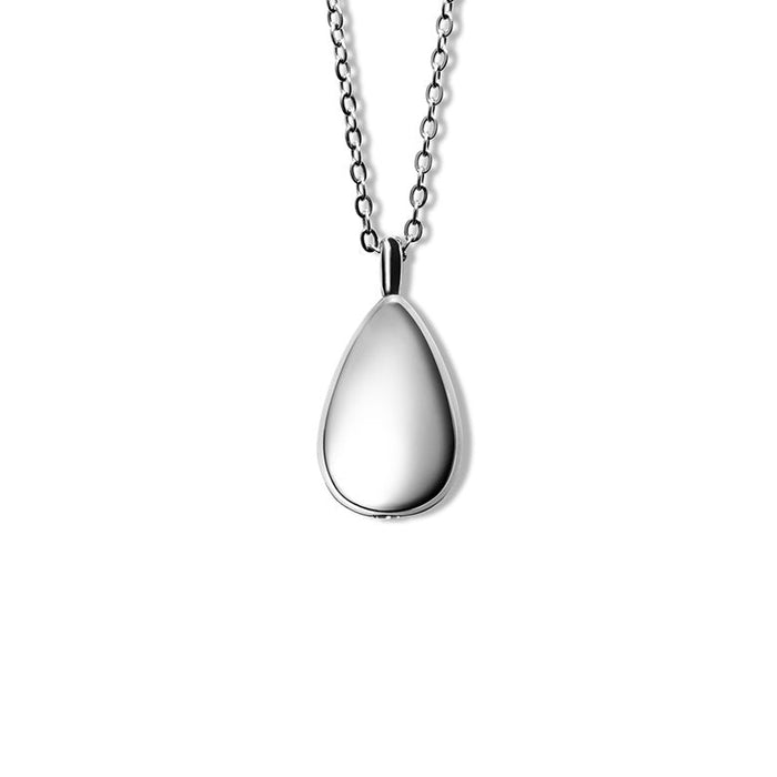 Teardrop Pendant Cremation Jewelry-Jewelry-The Living Urn-Silver-Afterlife Essentials