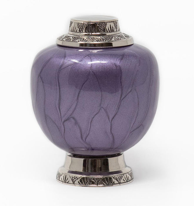 Royal Purple cremation keepsake, small-Cremation Urns-Urns of Distinction-Afterlife Essentials
