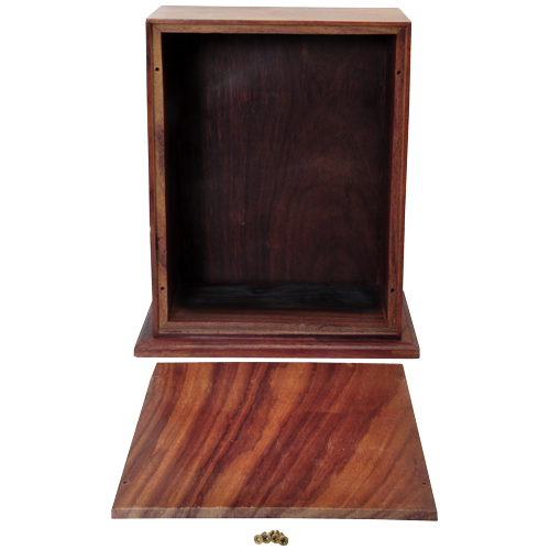 Elegant Photo Wood Pet Cremation Urn - 3 Sizes-Cremation Urns-New Memorials-Afterlife Essentials
