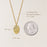 Oval Fingerprint Memorial Necklace-Jewelry-Anavia-Afterlife Essentials