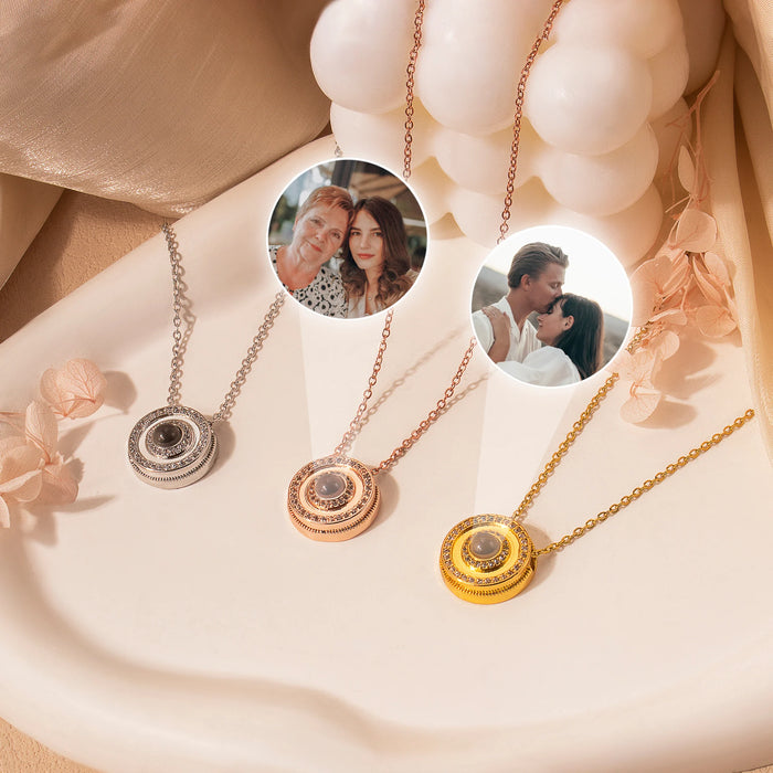 Round Photo Projection Necklace-Jewelry-Anavia-Afterlife Essentials