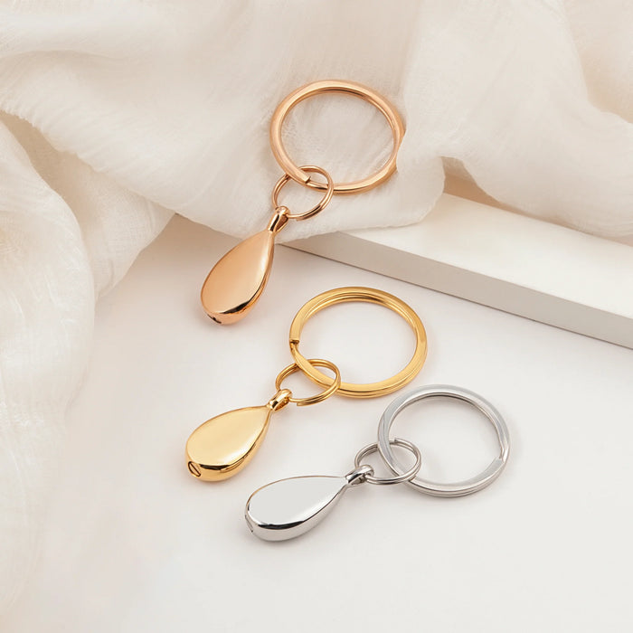 Personalized Teardrop Memorial Key Chain-Jewelry-Anavia-Afterlife Essentials