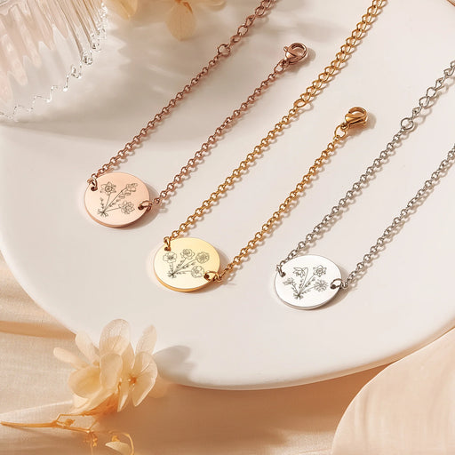 Birth Flower Bouquet Charm Bracelet-Jewelry-Anavia-Afterlife Essentials