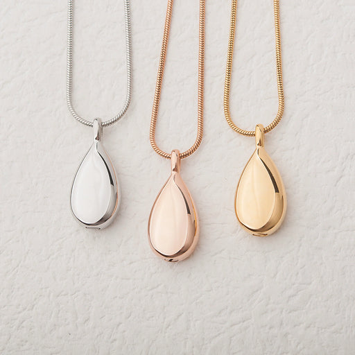 Teardrop Memorial Necklace Cremation Jewelry-Jewelry-Anavia-Afterlife Essentials