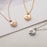 Birth Flower Mini Heart Memorial Necklace Cremation Jewelry-Jewelry-Anavia-Afterlife Essentials
