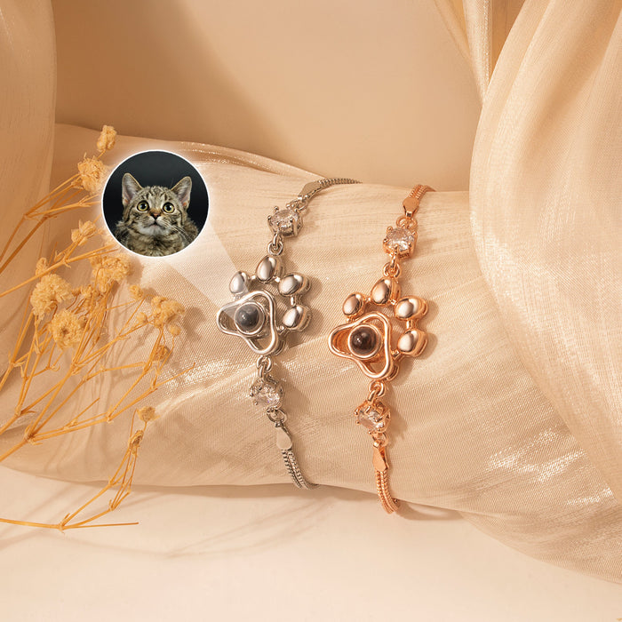 Paw Print Photo Projection Bracelet-Jewelry-Anavia-Afterlife Essentials