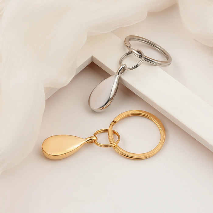 Personalized Teardrop Memorial Key Chain-Jewelry-Anavia-Afterlife Essentials