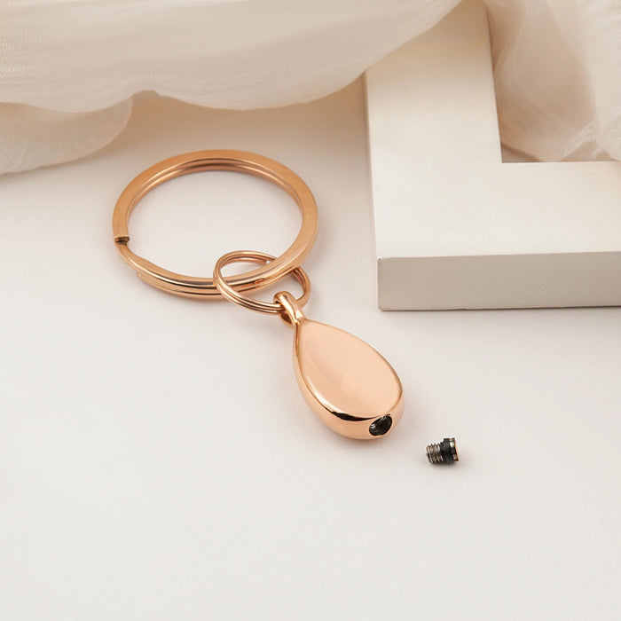 Personalized Teardrop Memorial Key Chain-Jewelry-Anavia-Afterlife Essentials