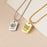 Custom Pet Portrait Dog Tag Memorial Necklace Cremation Jewelry-Jewelry-Anavia-Afterlife Essentials