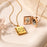 Square Logo Emblem Photo Locket Necklace-Jewelry-Anavia-Afterlife Essentials