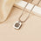 Dog Tag Fingerprint Memorial Necklace Cremation Jewelry-Jewelry-Anavia-Afterlife Essentials