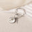 Round Birth Flower Coin Memorial Key Chain-Jewelry-Anavia-Afterlife Essentials