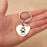 Paw Print Heart Pet Memorial Key Chain-Jewelry-Anavia-Afterlife Essentials