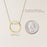 Personalized Flat Laying Ring Necklace-Jewelry-Anavia-Afterlife Essentials