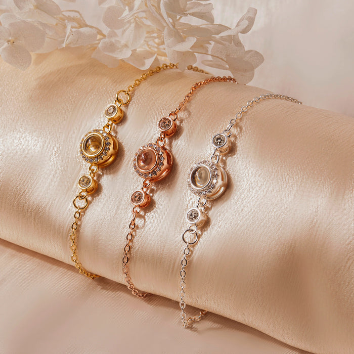 Custom Photo Projection Chain Bracelet-Jewelry-Anavia-Afterlife Essentials