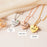 Custom Handwriting Birthstone Heart Necklace-Jewelry-Anavia-Afterlife Essentials