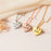 Custom Handwriting Birthstone Heart Necklace-Jewelry-Anavia-Afterlife Essentials