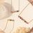 Square Birthstone Necklace-Jewelry-Anavia-Afterlife Essentials