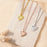 Birth Flower Birthstone Heart Necklace-Jewelry-Anavia-Afterlife Essentials