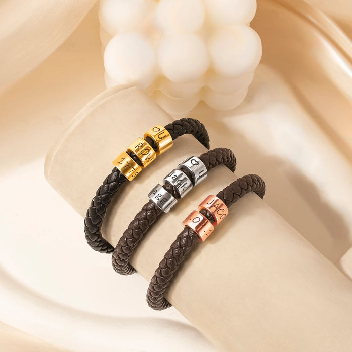 Custom Braided Rope Bead Bracelet-Jewelry-Anavia-Afterlife Essentials