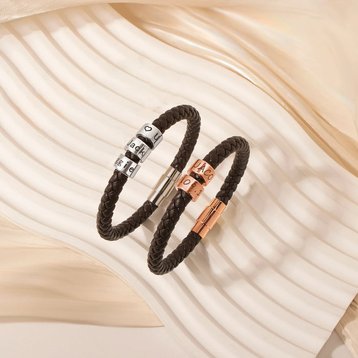 Custom Braided Rope Bead Bracelet-Jewelry-Anavia-Afterlife Essentials