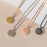Fingerprint Coin Memorial Necklace Cremation Jewelry-Jewelry-Anavia-Afterlife Essentials