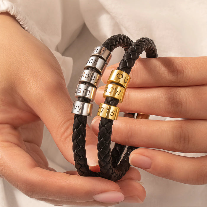 Custom Braided Rope Bead Bracelet-Jewelry-Anavia-Afterlife Essentials