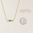 Square Birthstone Necklace-Jewelry-Anavia-Afterlife Essentials