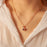 Round Photo Projection with Crystal Necklace-Jewelry-Anavia-Afterlife Essentials