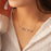 Square Birthstone Necklace-Jewelry-Anavia-Afterlife Essentials