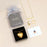 Wave Pattern Photo Heart Locket-Jewelry-Anavia-Afterlife Essentials
