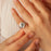 Personalized Initial and Birthstone Ring-Jewelry-Anavia-Afterlife Essentials