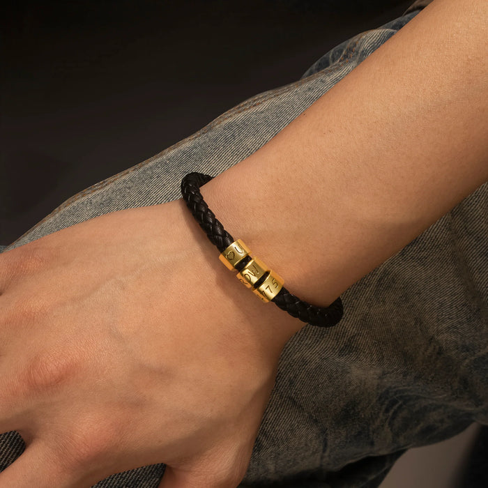 Custom Braided Rope Bead Bracelet-Jewelry-Anavia-Afterlife Essentials