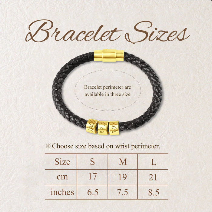 Custom Braided Rope Bead Bracelet-Jewelry-Anavia-Afterlife Essentials