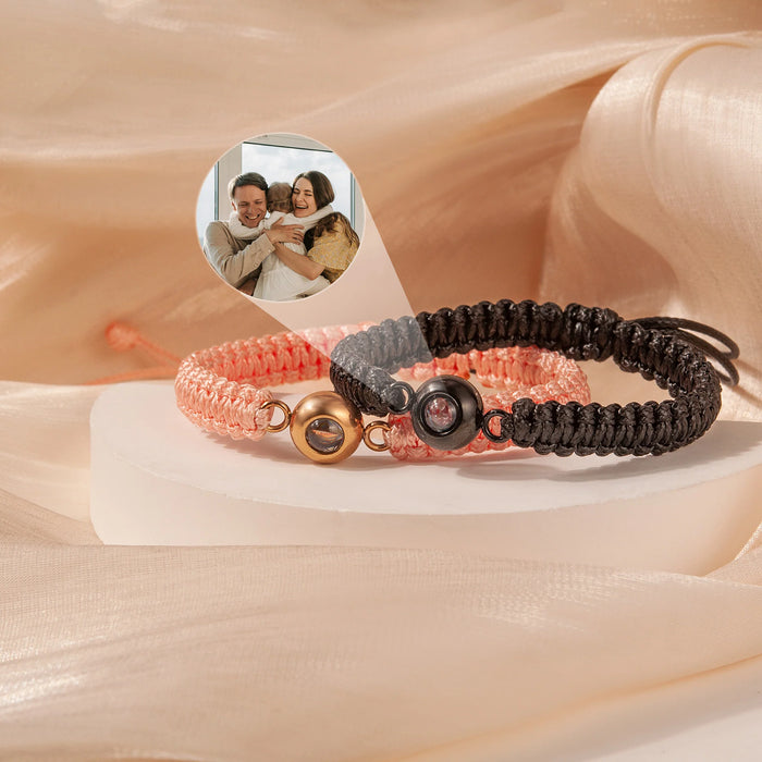 Custom Photo Projection Rope Bracelet-Jewelry-Anavia-Afterlife Essentials