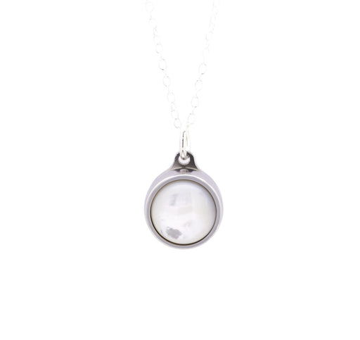 Hidden Chamber Necklace, Mother of Pearl Cremation Jewelry-Jewelry-Urns of Distinction-Afterlife Essentials