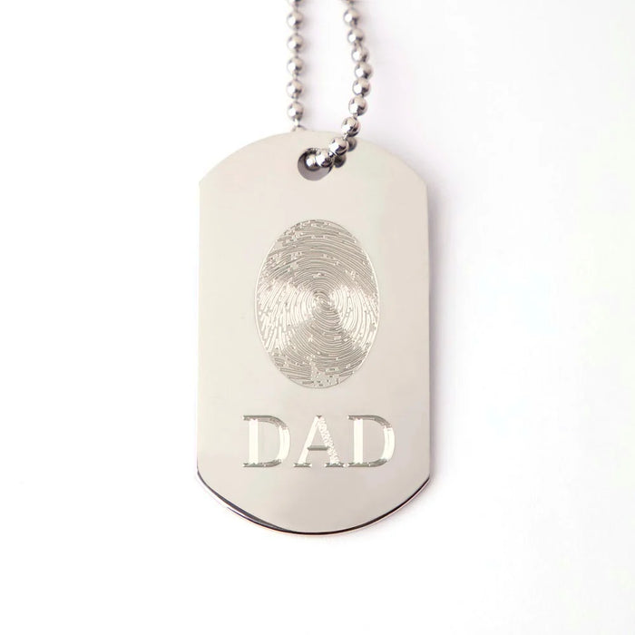 Dog Tag Memorial Pendant