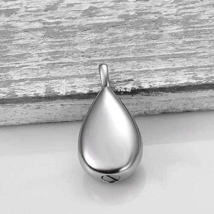 Teardrop Pendant Cremation Jewelry-Jewelry-The Living Urn-Afterlife Essentials