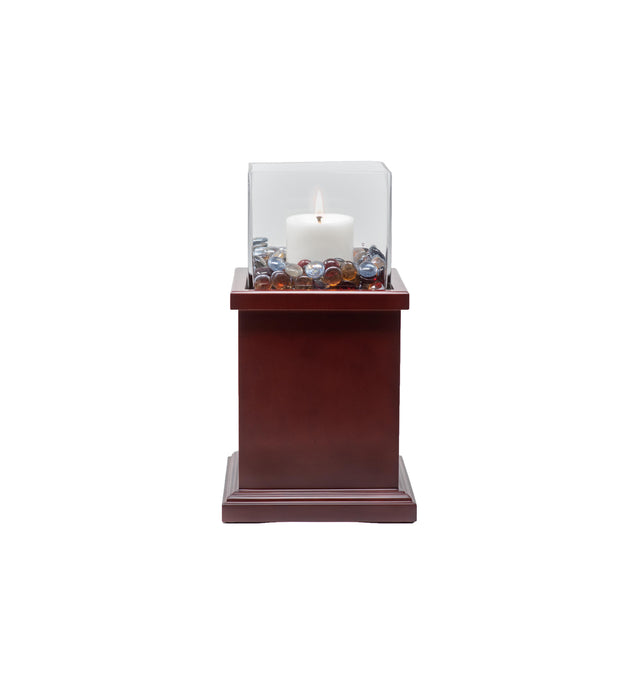 Mahogany Candle, Large/Adult Cremation Urn-Cremation Urns-Urns of Distinction-Afterlife Essentials