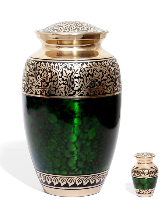 Emerald Hillside, Large/Adult Cremation Urn-Cremation Urns-Urns of Distinction-Afterlife Essentials